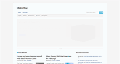 Desktop Screenshot of chris.wastedhalo.com